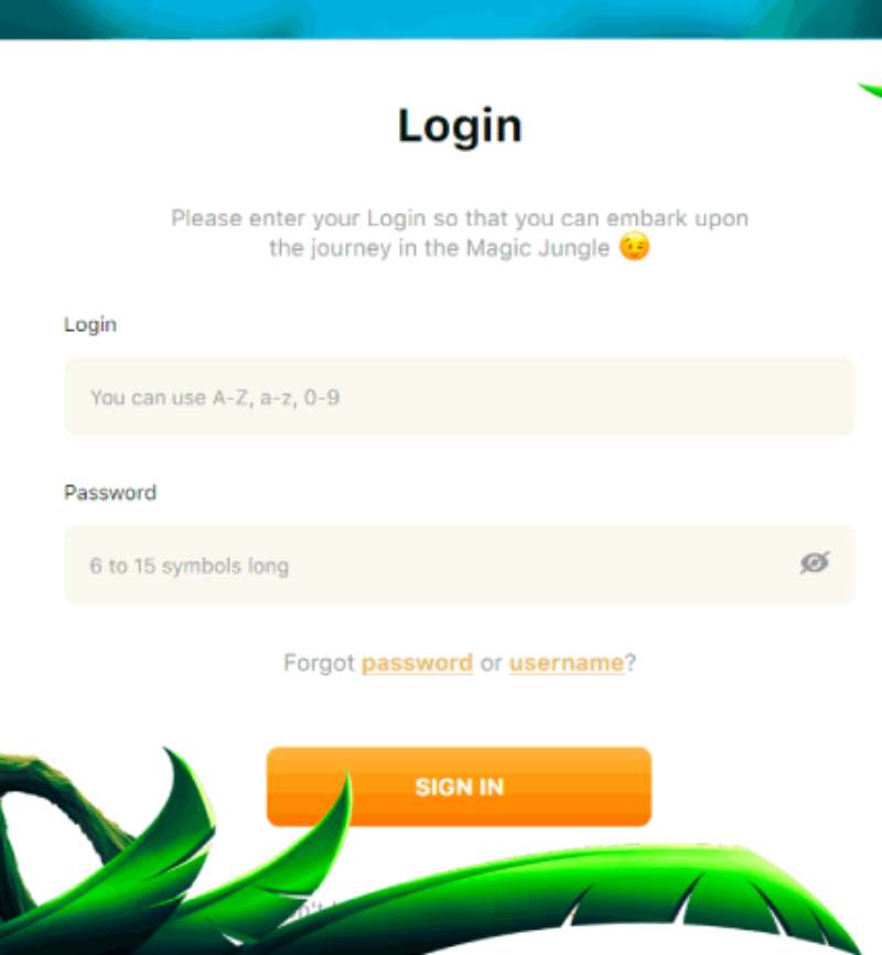 Lucky Tiger Casino login